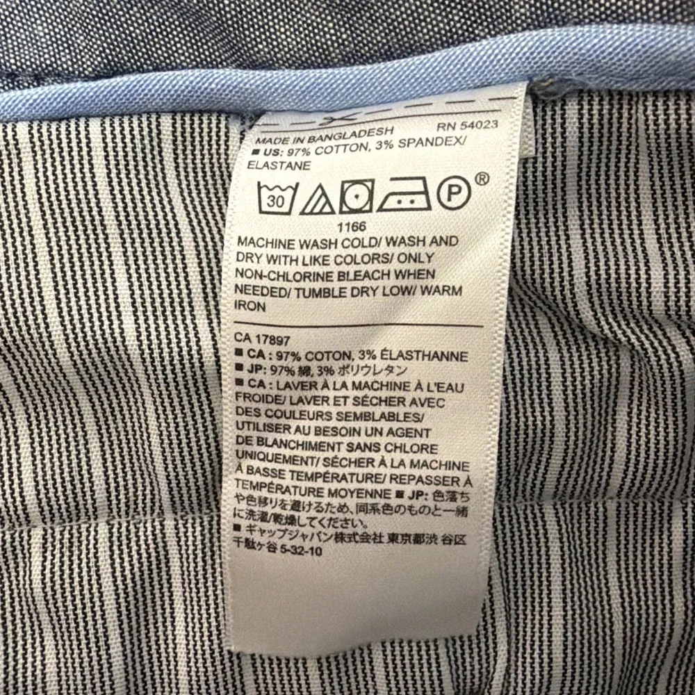 Banana Republic Mason Chino Stretch Men's 35x32 Dark Gray Athletic Tapered NEW